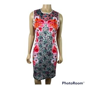Clover Canyon Poppy Blossoms Neoprene Dress Sz M